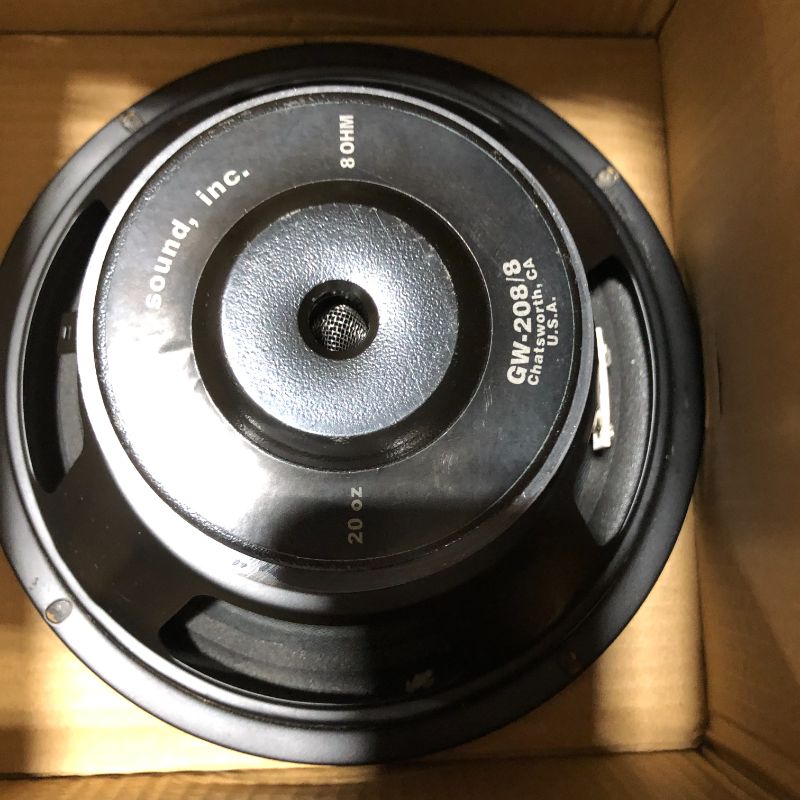 Photo 3 of 2 Goldwood Sound GW-208/8 OEM 8" Woofers 200 Watts Each 8ohm Replacement Speakers