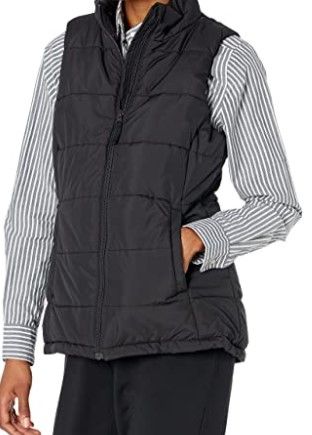 Photo 1 of Amazon Essentials Women's Mid-Weight Puffer Vest xxl