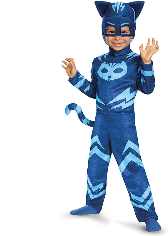 Photo 1 of Disguise Catboy Classic Toddler PJ Masks Costume, Medium/3T-4T, Blue