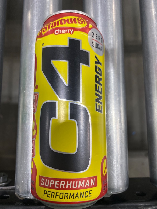 Photo 1 of C4 Energy Drink Starburst Cherry SuperHuman, Exp:05/2023