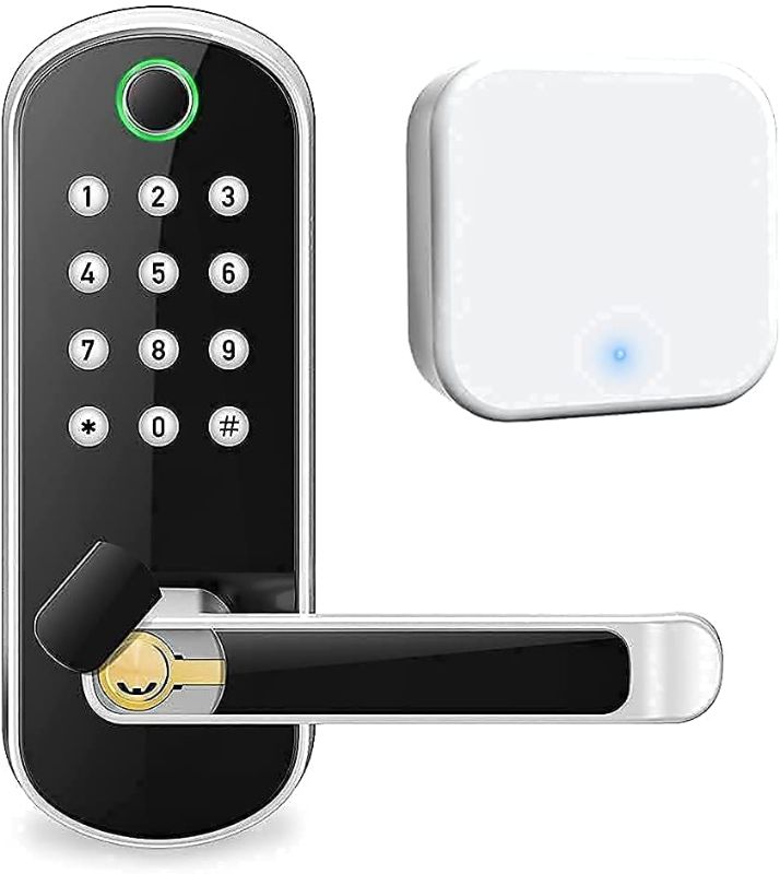 Photo 1 of Sifely Smart Latch Lock and Sifely Gateway Bundle
