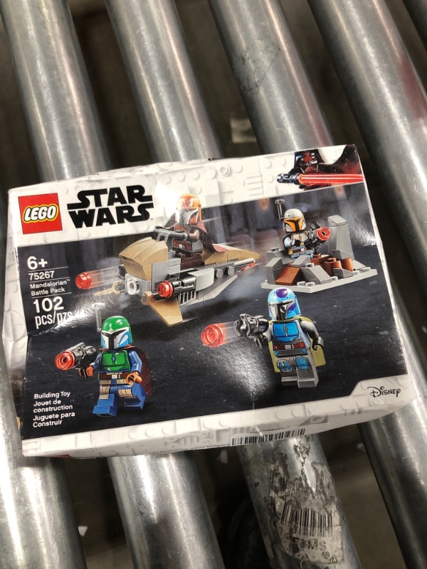 Photo 2 of LEGO Star Wars Mandalorian Battle Pack 75267 Mandalorian Shock Troopers and Speeder Bike Building Kit; Great Gift Idea for Any Fan of Star Wars: The Mandalorian TV Series (102 Pieces)
