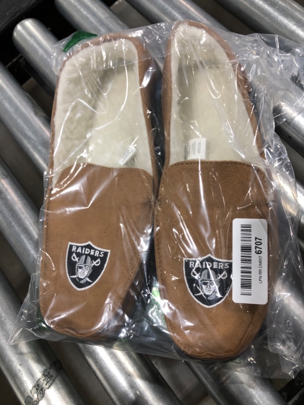 Photo 2 of Las Vegas Raiders Beige Moccasin L