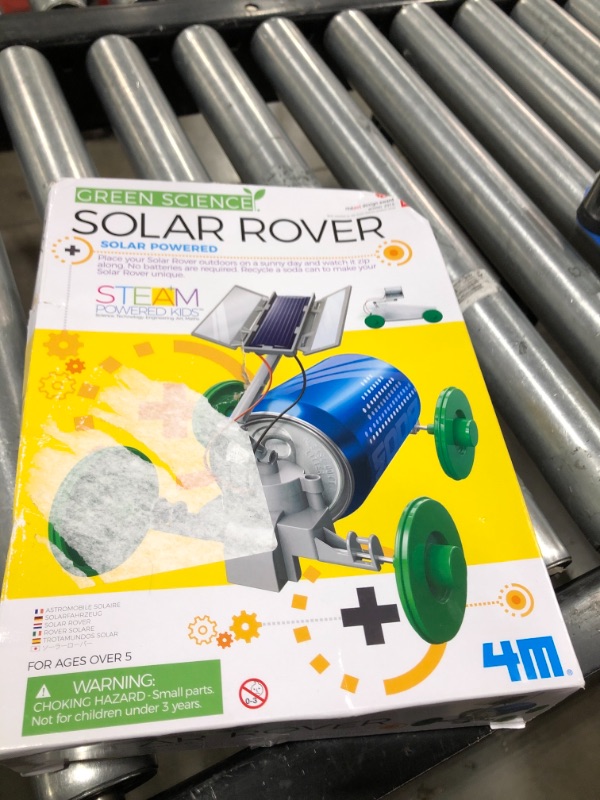 Photo 2 of 4M 3782 Green Science Solar Rover Kit DIY Solar Power & 5576 Table Top Robot - DIY Robotics Stem Toys, Engineering Edge Detector Gift for Kids & Teens, Boys & Girls