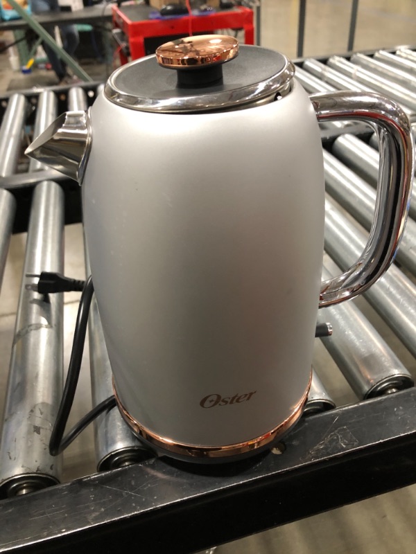 Photo 2 of Oster 2097736 Electric Kettle Metropolitan Collection with Rose Gold Accents
