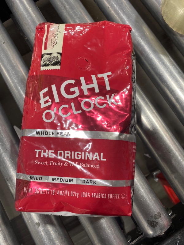 Photo 1 of Eight O'Clock Whole Bean Coffee, The Original, 36 Ounce