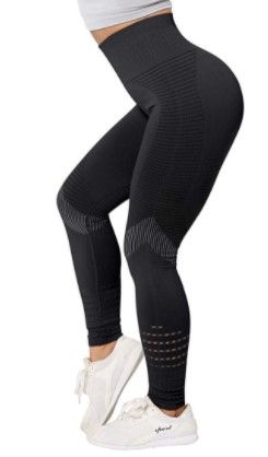 Photo 1 of SVOKOR Seamless Womens Workout Pants High Waist Leggings for Women Gym not See Through Tummy Control Women Yoga Legging medium