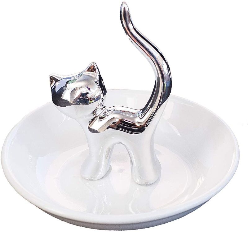 Photo 1 of Cat Ring Holder, Ring Holder Dish, Cat Gift For Women, Cat Gift For Women Girls Birthday Gift