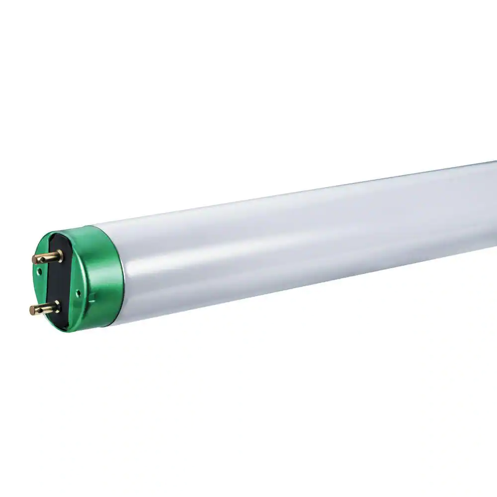 Photo 1 of 30-Watt 3 ft. Linear T8 Fluorescent Tube Light Bulb Bright White (3000K)
