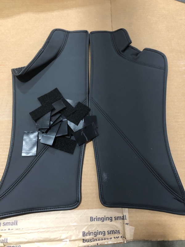 Photo 1 of Basenor Tesla Model Y Rear Door Entry Protector Mat Leather Liner for 2022 2021 2020 Tesla Model Y Accessories
