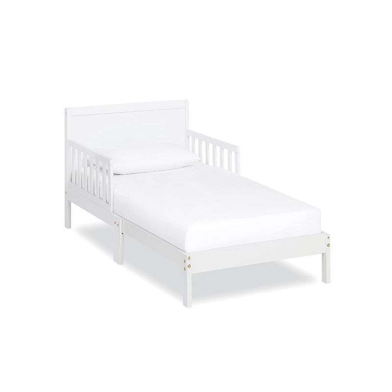 Photo 1 of Dream On Me Brookside Toddler Bed in White, Greenguard Gold Certified
