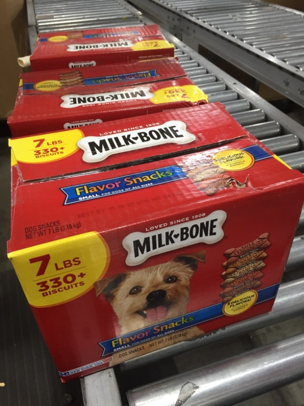 Photo 2 of 3 Boxes of Milk-Bone Flavor Snacks Dog Treats **BEST BY: 05/06/2022**