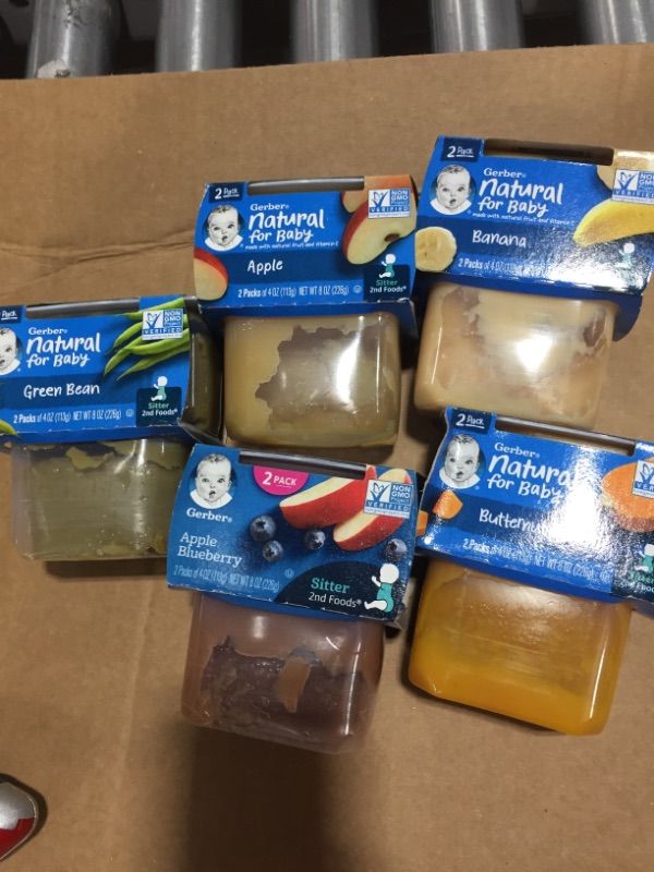 Photo 2 of Gerber, Baby Foods, 8 oz (pack of 32) Variety of Flavors. 
**Vary of Expiration Dates Starting- 04/30/2022- 07/31/2022****