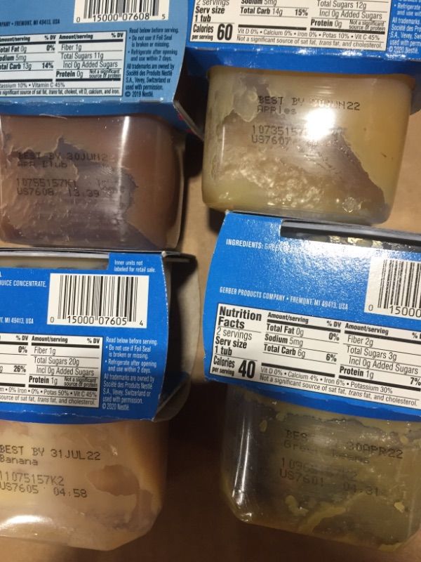 Photo 1 of Gerber, Baby Foods, 8 oz (pack of 32) Variety of Flavors. 
**Vary of Expiration Dates Starting- 04/30/2022- 07/31/2022****
