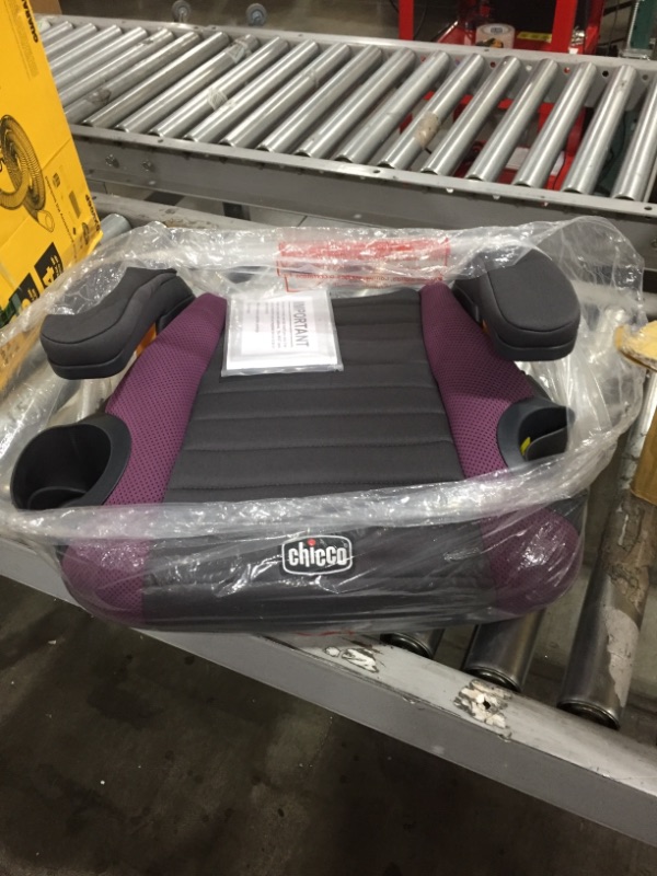 Photo 2 of chicco GoFit Backless Booster Car Seat - Grape
