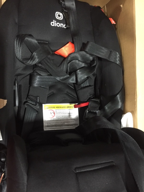 Photo 3 of Diono Radian 3R, 3-in-1 Convertible Car Seat, Rear Facing & Forward Facing, 10 Years 1 Car Seat, Slim Fit 3 Across, Jet Black
