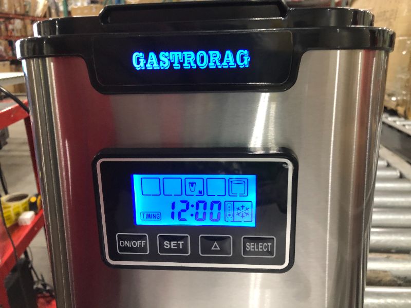 Photo 6 of Gastrorag Large-Capacity Stainless Steel Automatic Portable Electric Countertop Ice Maker Machine, 26lbs/24H