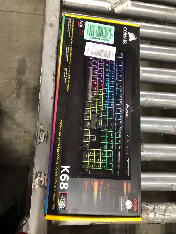 Photo 2 of Corsair K68 RGB Mechanical Gaming Keyboard — Cherry MX Red