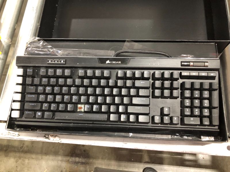 Photo 3 of Corsair K95 RGB Platinum Mechanical Gaming Keyboard - Cherry MX Brown