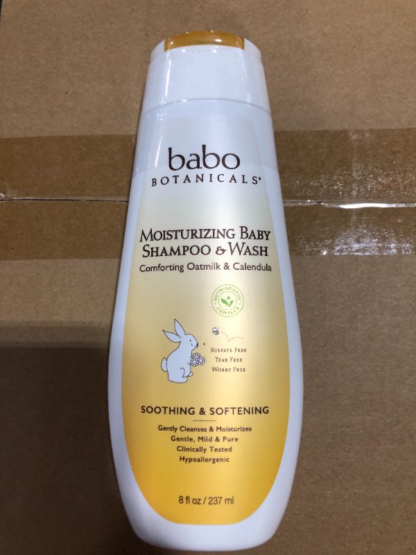 Photo 3 of Babo Botanicals Moisturizing Baby Shampoo & Wash