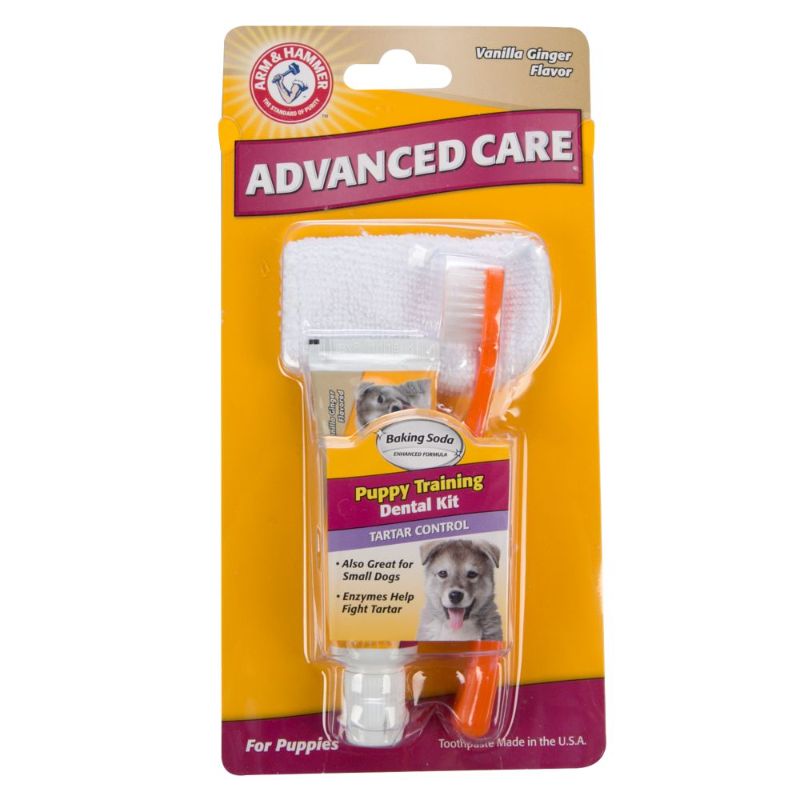 Photo 1 of Arm & Hammer Tartar Control Vanilla-Ginger Flavored Enzymatic Puppy Dental Training Kit