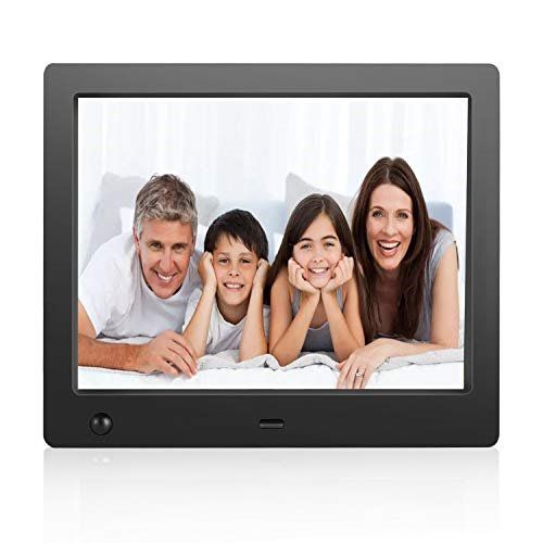 Photo 1 of digital picture frame 8 inch electronic digital photo frame with high resolution 1024x768 ips lcd and motion sensor/1080p 720p video player/calendar/time/remote control/best for gift or present