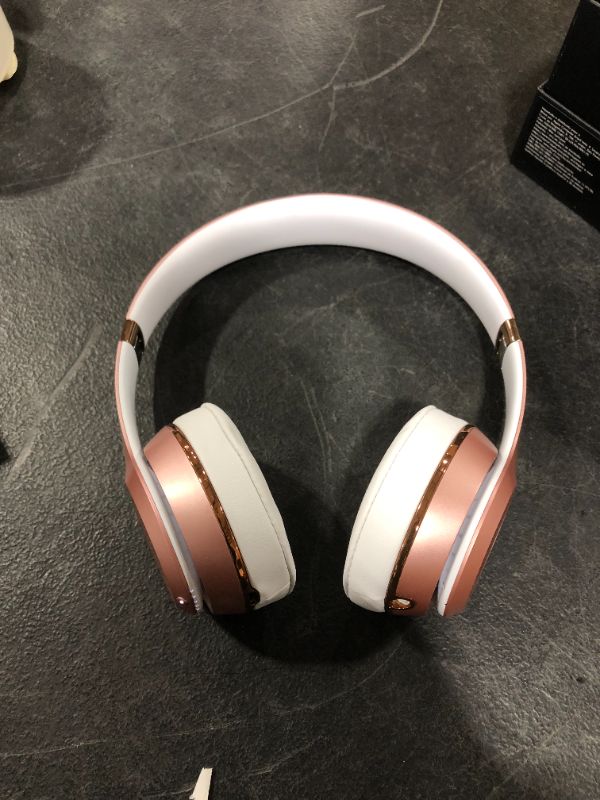 Photo 2 of Beats by Dr. Dre Solo3 Wireless Headphones - Rose Gold - Stereo - Wireless - Bluetooth - Over-the-head - Binaural - Circumaural - Rose Gold