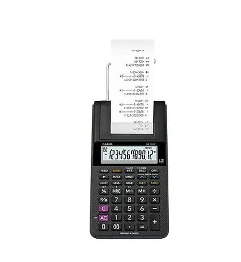 Photo 1 of Casio HR-10RC 12-Digit Printing Calculator - Black