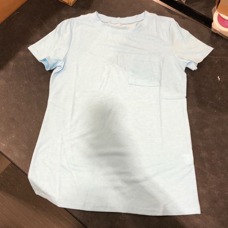 Photo 1 of Women's Blue Shirt w/ Pocket Sm
