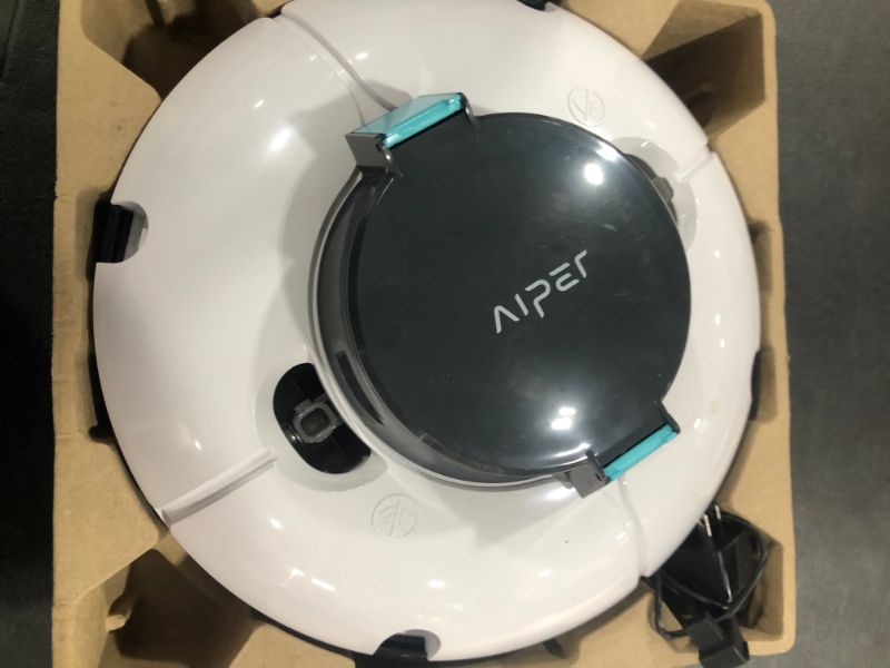 Photo 1 of  FOR PARTS ONLY !!!!!!AIPER Cordless Automatic Pool Cleaner, Strong Suction with Dual Motors, Lightweight, Auto-Dock Robotic Pool Cleaner, Ideal for Above Ground Flat Pool up to...
