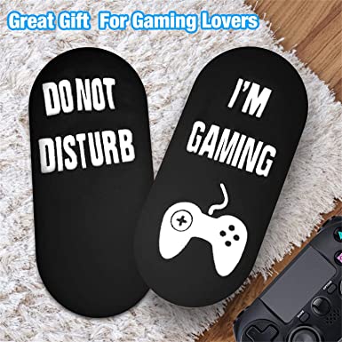 Photo 1 of Do Not Disturb Gaming Socks, Gamer Socks Funny Gifts for Teenage Boys Mens Womens Father Dad Hunband Sons Kids Game Lovers
