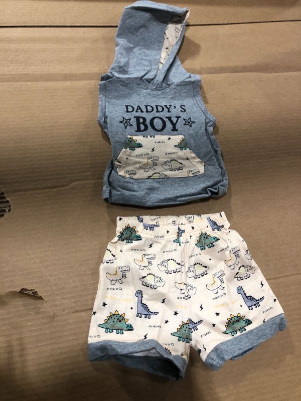 Photo 1 of Daddy's Boy Toddler outfit. Design : dinosaur. size 12-18Mo
