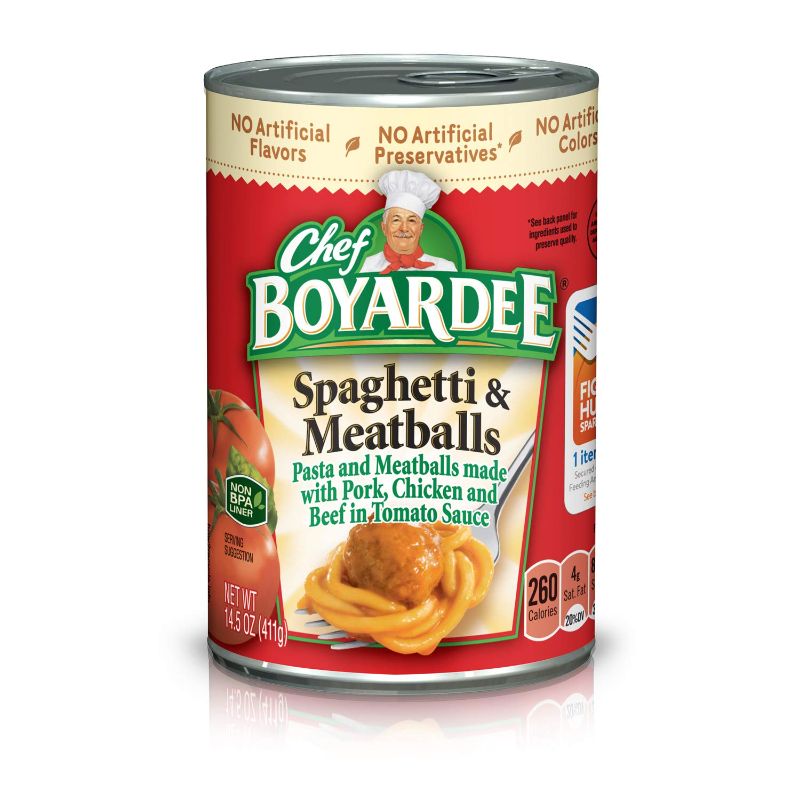 Photo 1 of 23 CANS OF Chef Boyardee Spaghetti and Meatballs, 14.5 oz BB 11.2022
