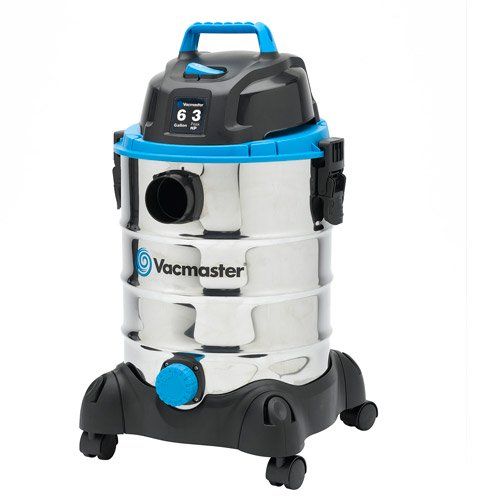 Photo 1 of Vacmaster 6 Gallon, 3 Peak HP, Stainless Steel Wet/Dry Vacuum, VQ607SFD
