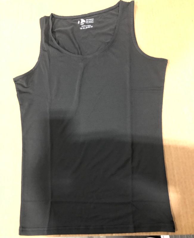 Photo 1 of LISH COMPRESSION SHIRT, BLACK, MEDIUM.