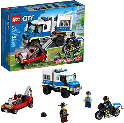 Photo 1 of LEGO City Police Prisoner Transport 60276 Building Kit; Cool Police Toy for Kids, New 2021 (244 Pieces)
