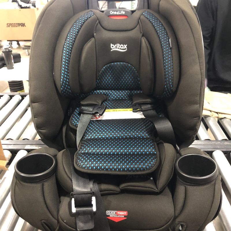 Photo 2 of Britax One4Life ClickTight All-In-One Car Seat – 10 Years of Use – Infant, Convertible, Booster – 5 to 120 Pounds + Cool Flow Ventilating Fabric, Cool Flow Teal [Amazon Exclusive]