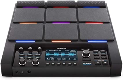 Photo 1 of Alesis Strike Multipad - 9-Pad Percussion Instrument with Sampler, Looper, 2 Ins and Outs, Soundcard, Sample Loading via USB Thumb Drives and 4.3-Inch Display
