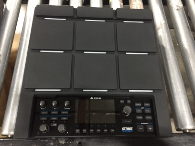 Photo 3 of Alesis Strike Multipad - 9-Pad Percussion Instrument with Sampler, Looper, 2 Ins and Outs, Soundcard, Sample Loading via USB Thumb Drives and 4.3-Inch Display
