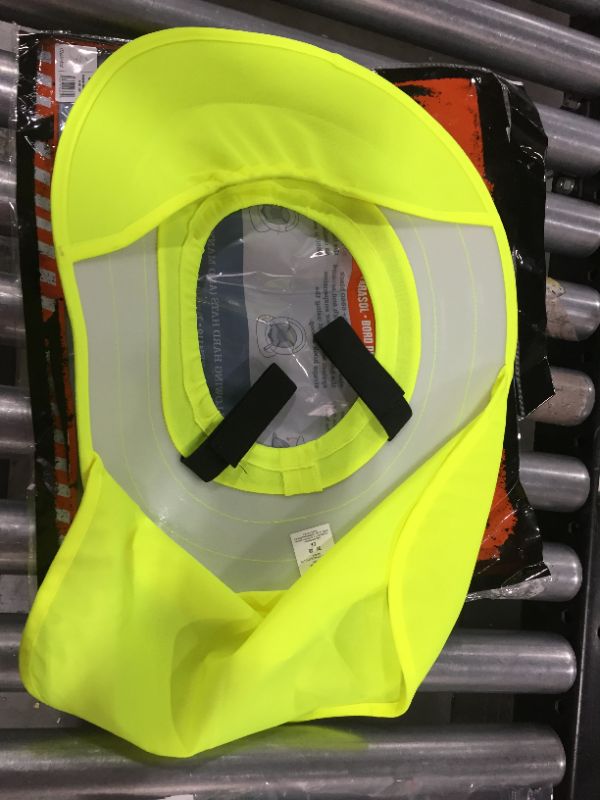 Photo 1 of Chill-Its 6660 Lime Hard Hat Brim with Neck Shade
