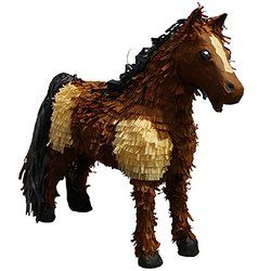 Photo 1 of 3D Horse Pinata Party Game, Decoration and Photo Prop - Brown/Tan
