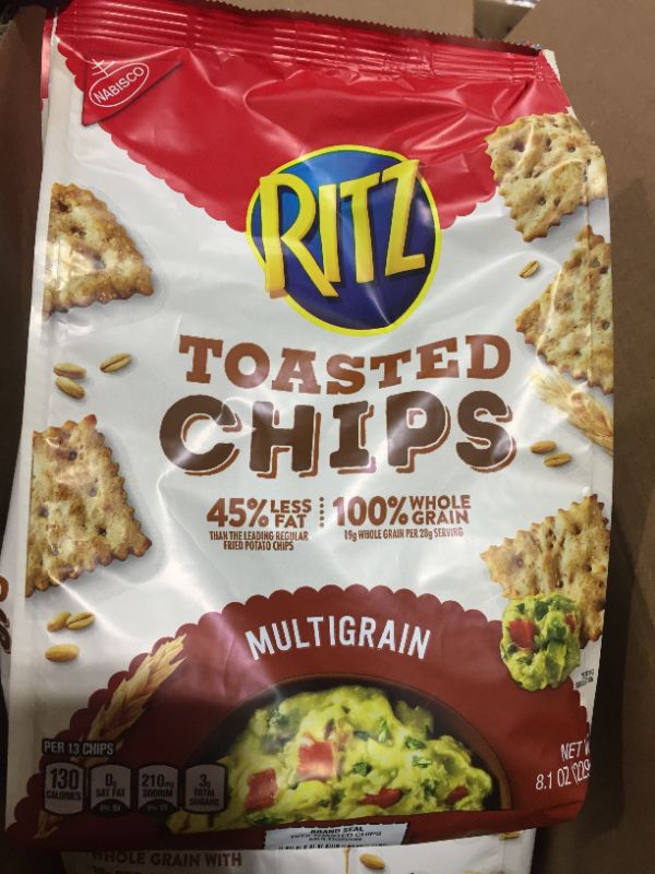 Photo 4 of [6Pack] RITZ Multigrain Toasted Chips, 8.1 oz [EXP 6-2021]
