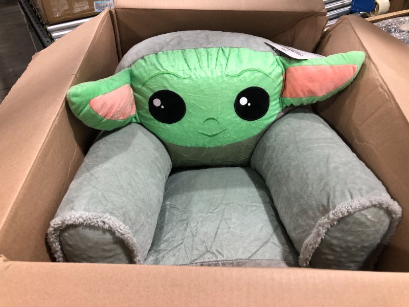 Photo 2 of Baby Yoda the Child Figural Super Soft Kids Bean Bag Chair
