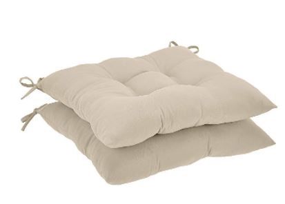 Photo 1 of Amazon Basics Tufted Outdoor Seat Patio Cushion - Pack of 2