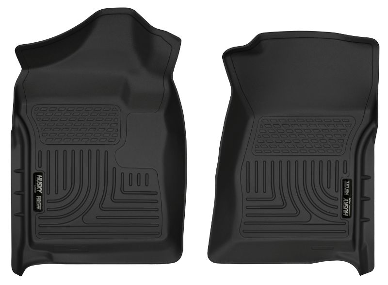 Photo 1 of 2014 GMC Sierra Husky Liners WeatherBeater Floor Liners & Mats, Front Row Floor Liners in Black