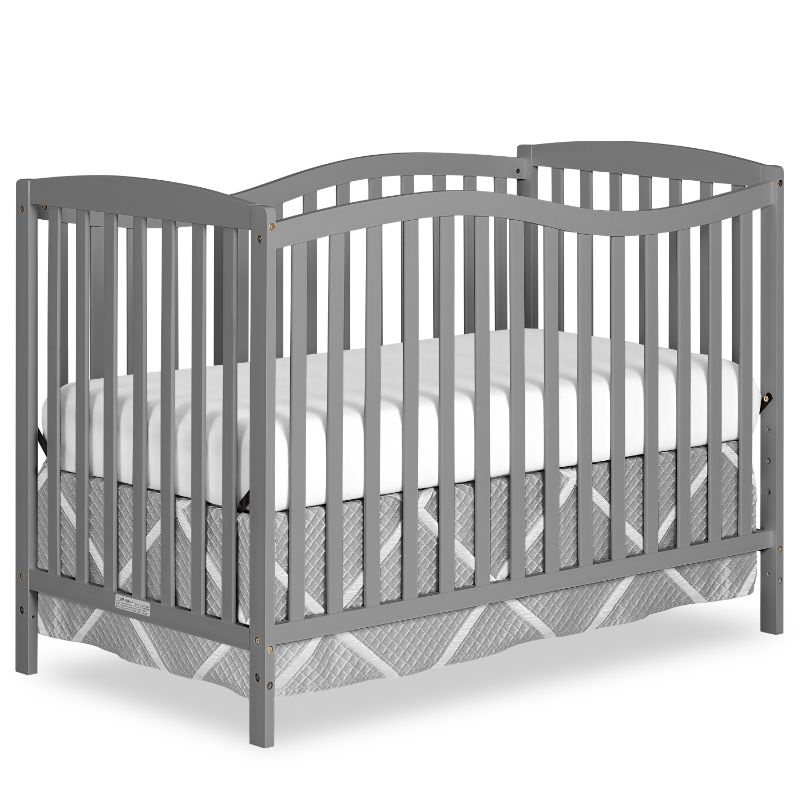 Photo 1 of Dream on Me Chelsea 5-in-1 Convertible Crib Steel Grey