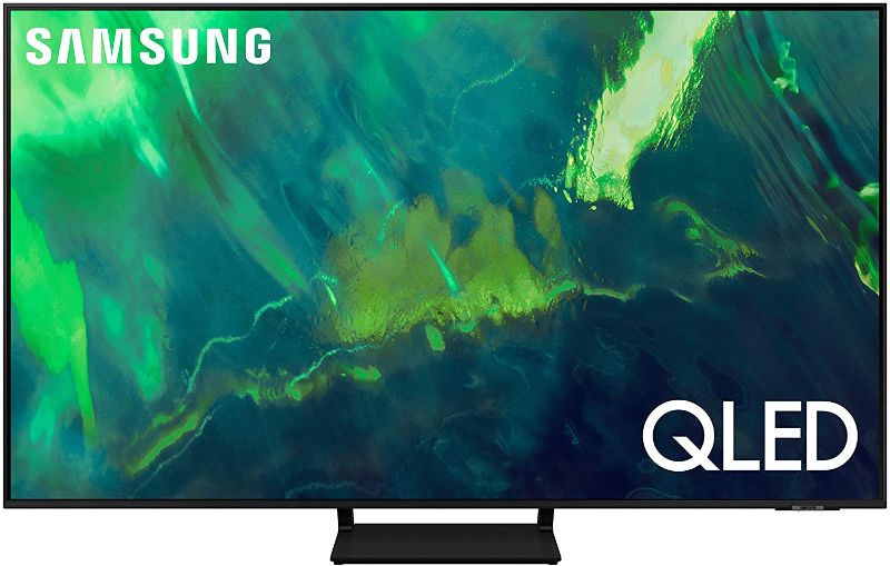 Photo 1 of SAMSUNG 55-Inch Class QLED Q70A Series - 4K UHD Quantum HDR Smart TV with Alexa Built-in (QN55Q70AAFXZA, 2021 Model)