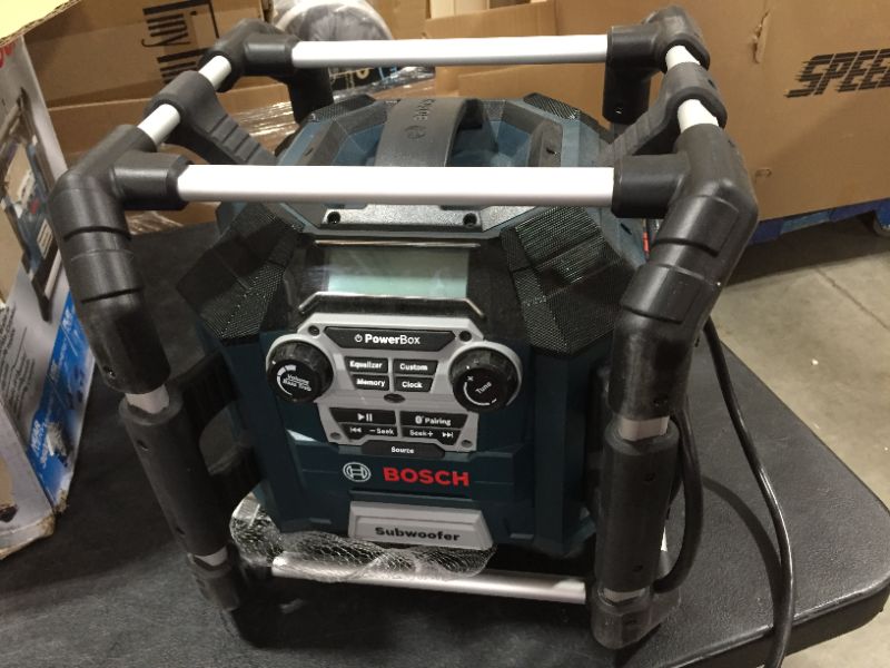 Photo 2 of Bosch GPB18V-5CN 18V Jobsite Radio with Bluetooth® 5.0 and Power Station
