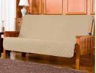 Photo 1 of Armless Soft Stretch Textured Grid Box Cushion Sofa Slipcover
