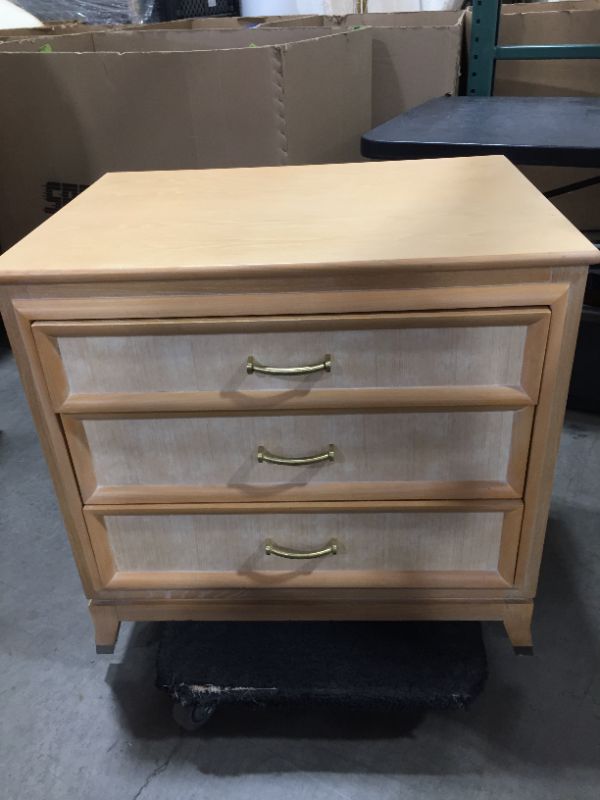 Photo 1 of 3 DRAWER NIGHT STAND 22L X 30W X 29H INCHES